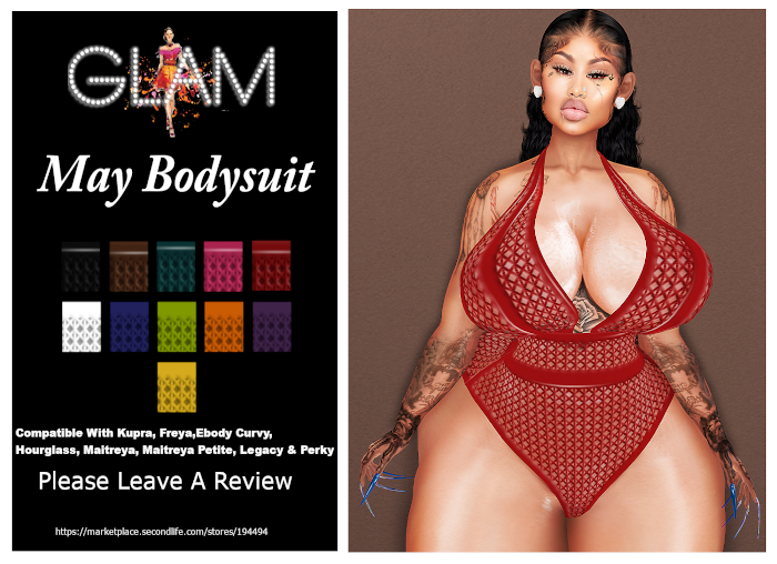 ***May Bodysuit W/HUD Fatpack***