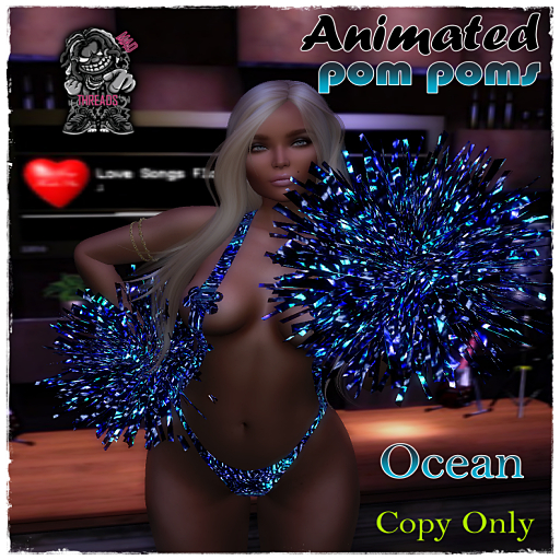 [MAD] Ocean Animated Pom Poms