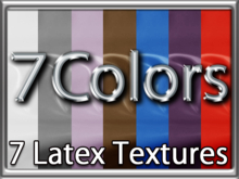 Zoy Texture [ Shine Latex 01 ] 7 Colors