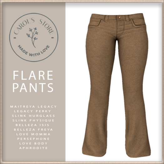 Flare Pants Brown