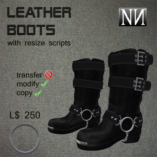 Leather Boots with Buckles