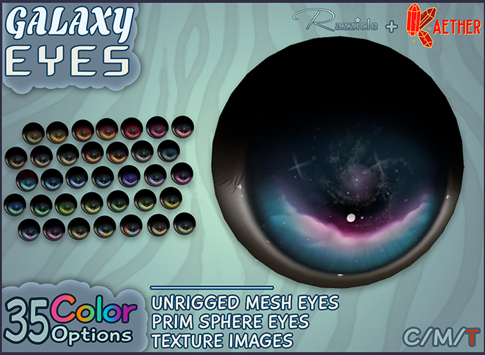 [Razzicle] + Aether - Galaxy Eyes Fatpack