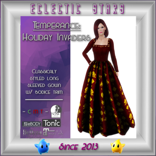 Eclectic Stars - Temperance - Holiday Invaders