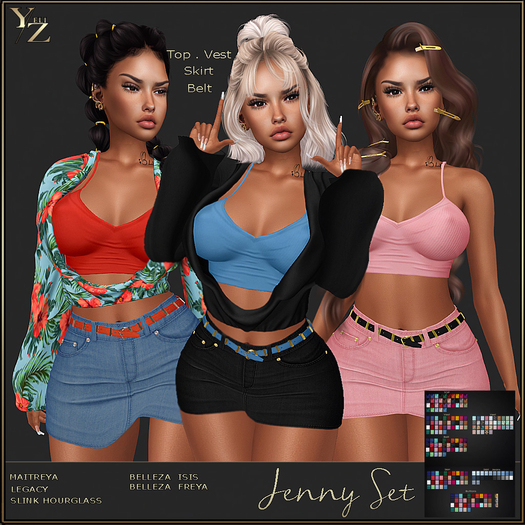 .:-->> YELIZ <<--:.  *JENNY Set* - HUD -