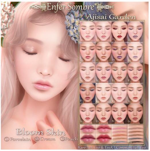 (Enfer Sombre*) LeLutka Evo Skin - Mocha - Hydrangea {11}
