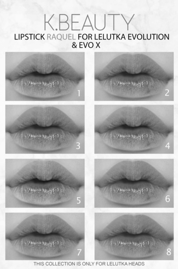 K.BEAUTY - DEMO RAQUEL LIPS LELUTKA