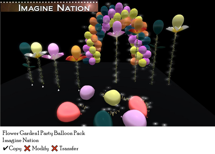 Flower Garden1 Balloon Pack