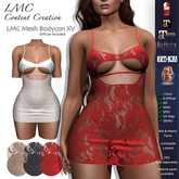 DEMO - LMC Mesh - Bodycon XV - Lace Dress & Panties for Maitreya Petite Kupra Legacy Hourglass Freya