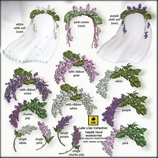 *LODE* Head Accessories - Late Lilac with Ribbon [pink]