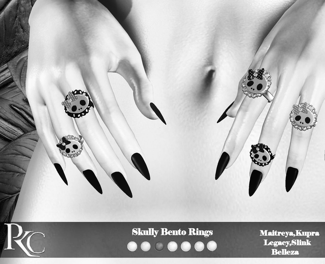 *PKC* Skully Bento Rings DEMO