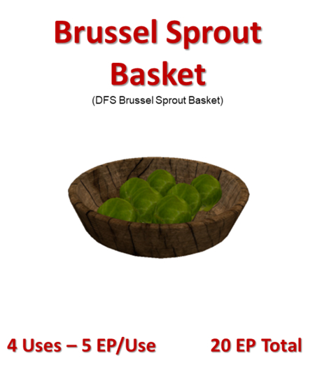 DFS Brussel Sprout Basket (Texture)