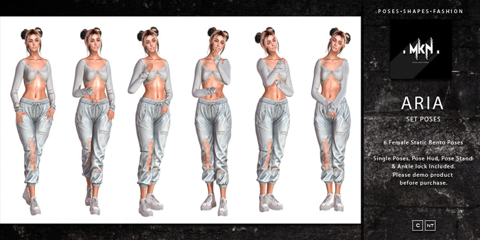 . MKN . Aria Set Poses 