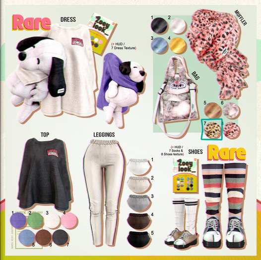 `M.BIRDIE / Zoey look. Muffler4