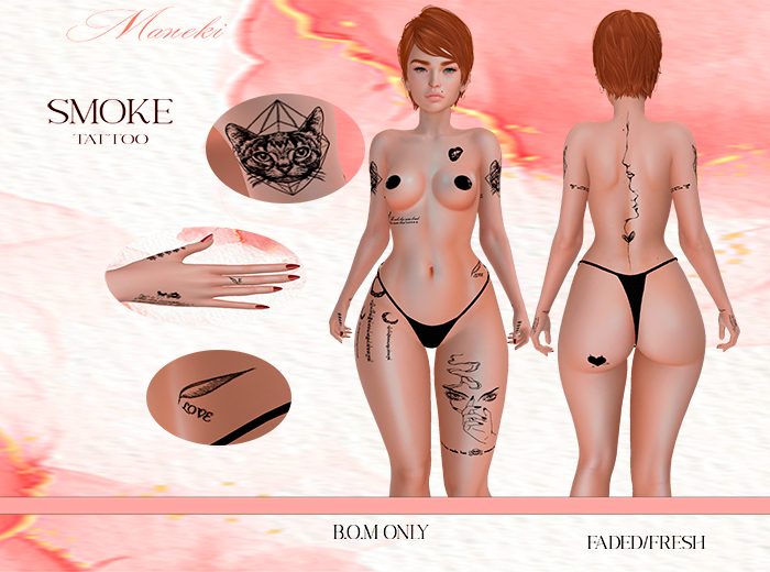 Maneki Smoke Tattoo