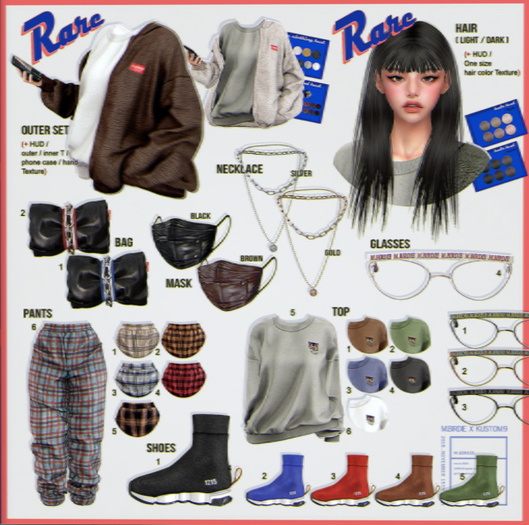 `M.BIRDIE / U-ni look. Pants Maitreya 5