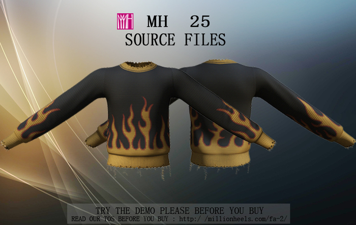 [MH]Full Perm 25 Source Files Sweater For Men