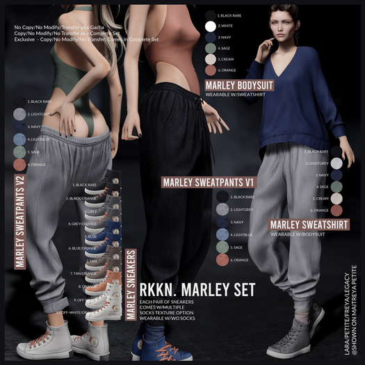 RKKN. Marley Sneakers OffWhite&Orange