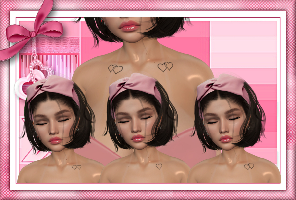 XOXO - Delicate Heart  Tattoo BOM pack 1