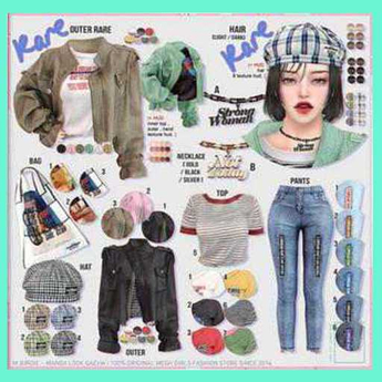 Second Life Marketplace - `M.BIRDIE / manda look.HAT1