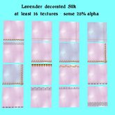 Kitty's Decorated Lavender Silk box