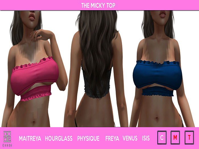 ..:: CODED ::.. Micky Top (Black)