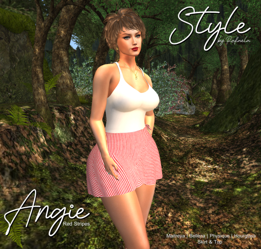 Style with Rafaela Angie Set Red Stripes