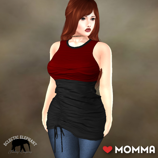 *SM* MATERNITY Cora Outfit Red