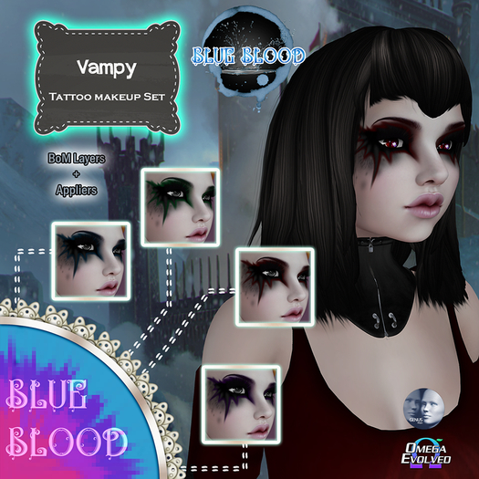 +Blue Blood+ Vampy Makeup set