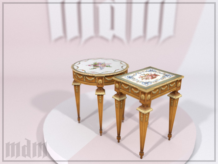 Bibliotheque du Roi - Side Tables