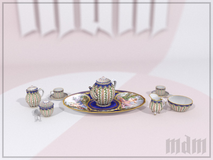 Bibliotheque du Roi - Sevres Tea Service