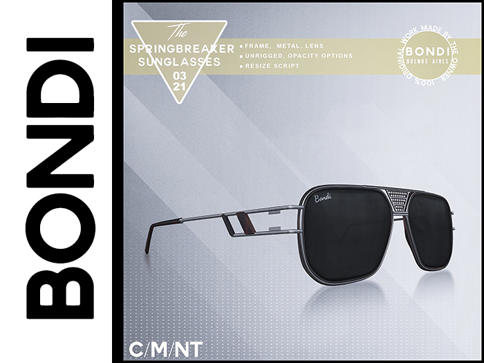 BONDI . The Springbreaker Sunglasses . Precious Metals