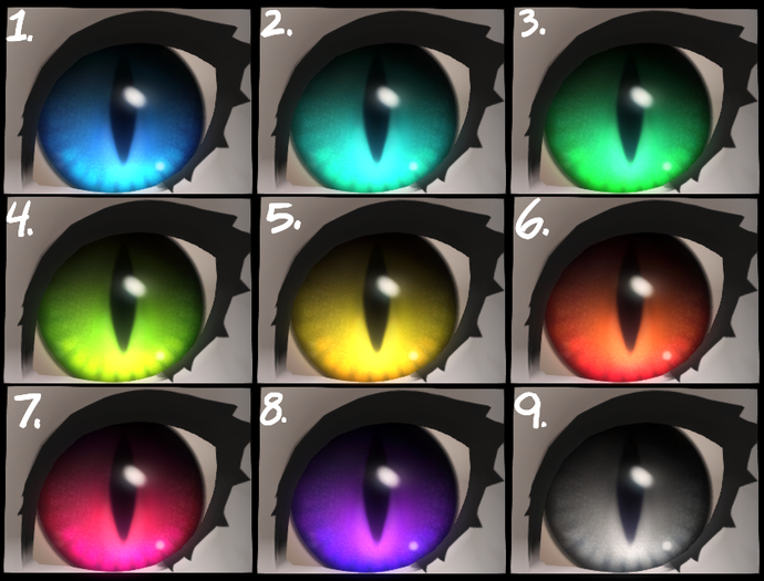 [PM] M4 Eyes - Vibrant Slits