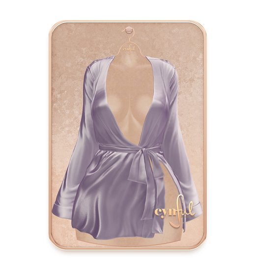 Cynful Infatuation Robe - Lavender  (Check description for included sizes)