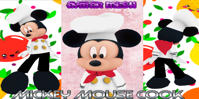 MICKEY MOUSE AVATAR COOK MESH COMPLETE