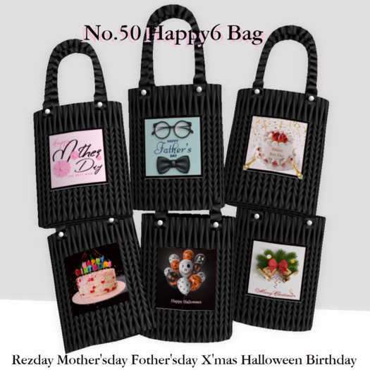No.50 Happy 6 Animation Bag Box