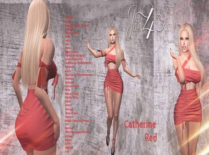 J4F Catherine Outfit Red 