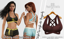 Skylar Female Top Burgundy - Maitreya, Lara Petite, Kupra Original , Belleza Freya Legacy - FashionNatic