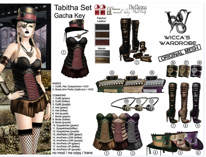 Wicca's Wardrobe - Tabitha Outfit [RARE] VENUS