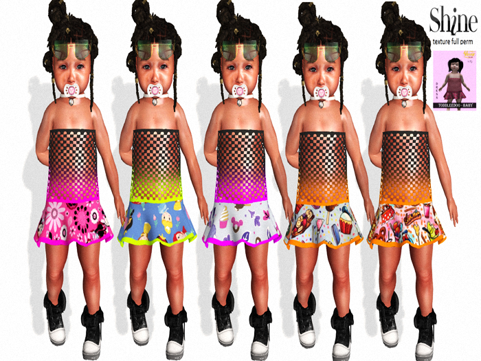 AJ  SHINE -KETTY DRESS ~ToddleeDoo - Baby_TEXTURE FULL  PERM