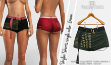 Skylar Female Shorts Green - Maitreya, Lara Petite, Kupra Original , Belleza Freya, Legacy - FashionNatic 