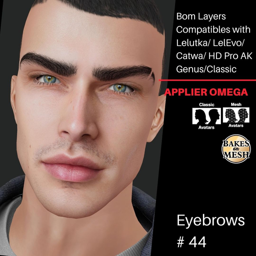 #TS#  Eyebrows #44 BOM - Lel Evo/Catwa HD Pro/ Classic
