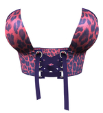 The Annex - Rizzo Bralette - Pink Leopard 