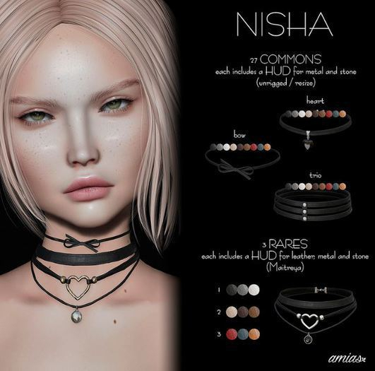 amias - NISHA bow - taupe