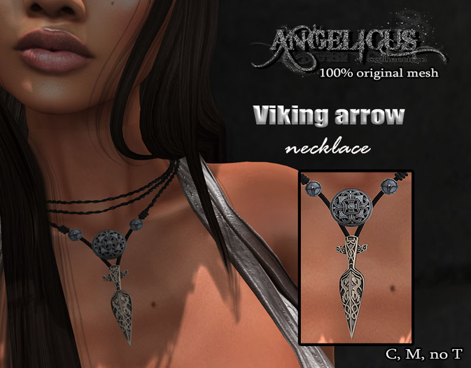 ::ANGELICUS::  Viking arrow necklace