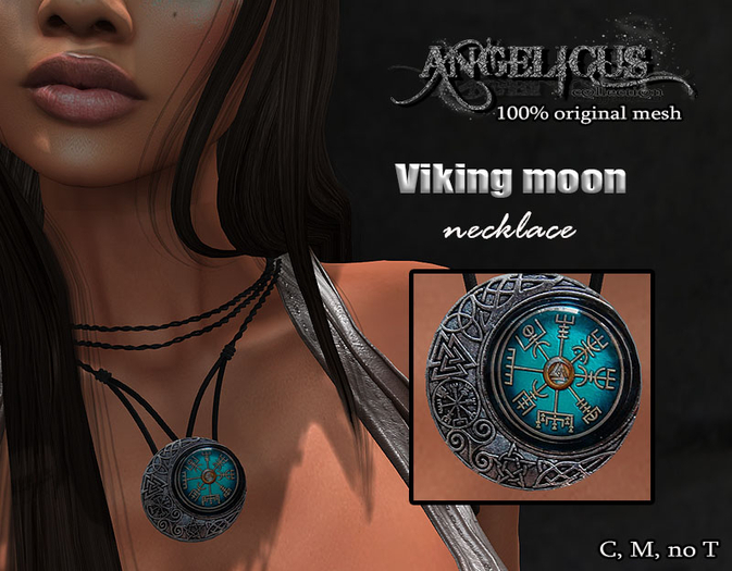 ::ANGELICUS:: Viking moon necklace