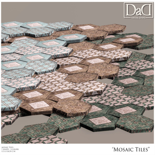 Les Memoires - Mosaic Tiles Set