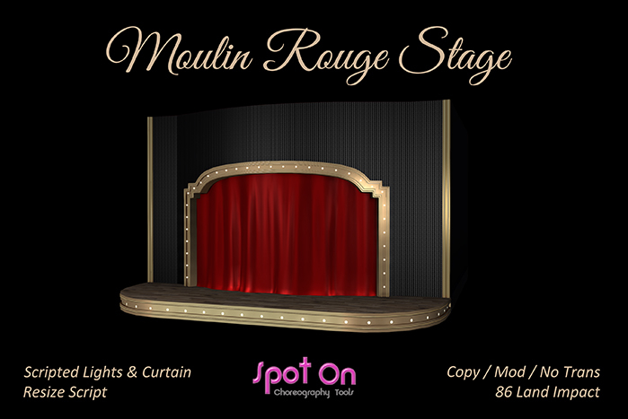 *SO* Moulin Rouge Stage - BLACK