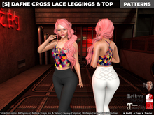 [S] Dafne Cross Lace Leggings & Top Patterns