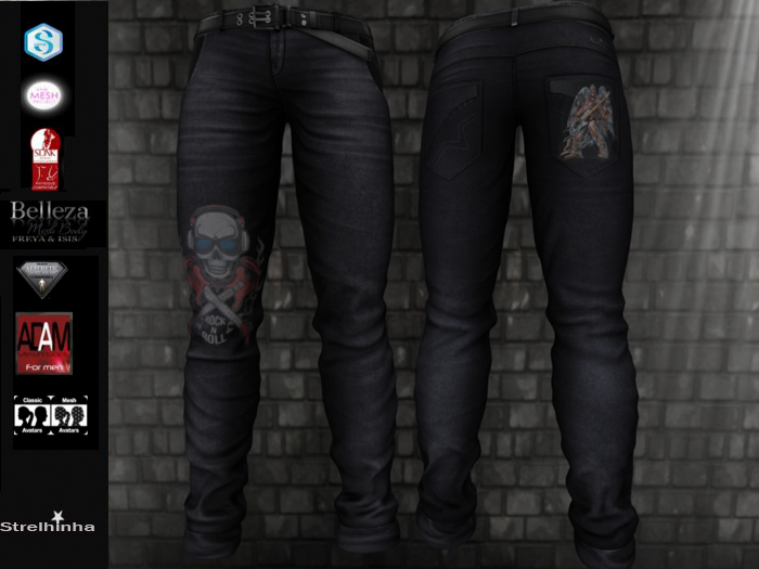 PANTS JEANS MAN ROCK 2