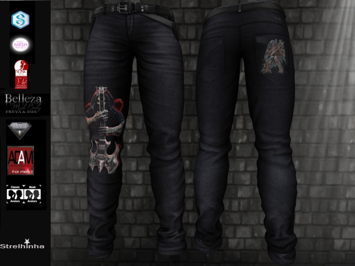 PANTS JEANS MAN ROCK 3